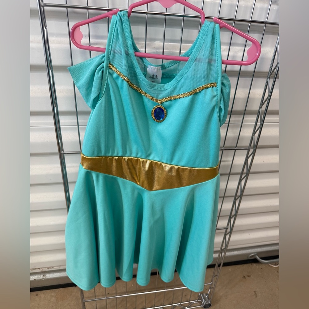 Little Adventures Girls Jasmine Twirl Dress - Size 4 - Like New!!